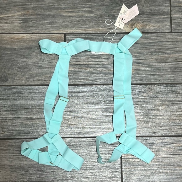 NWT Free People We Are HAH Strung Out Garter Brite Baby Blue OS XS S M L XL - Picture 6 of 9